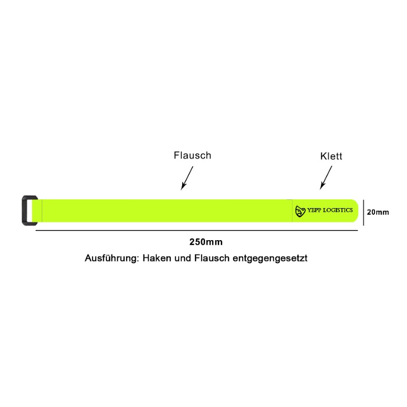 Klettband mit Logo bedrucken